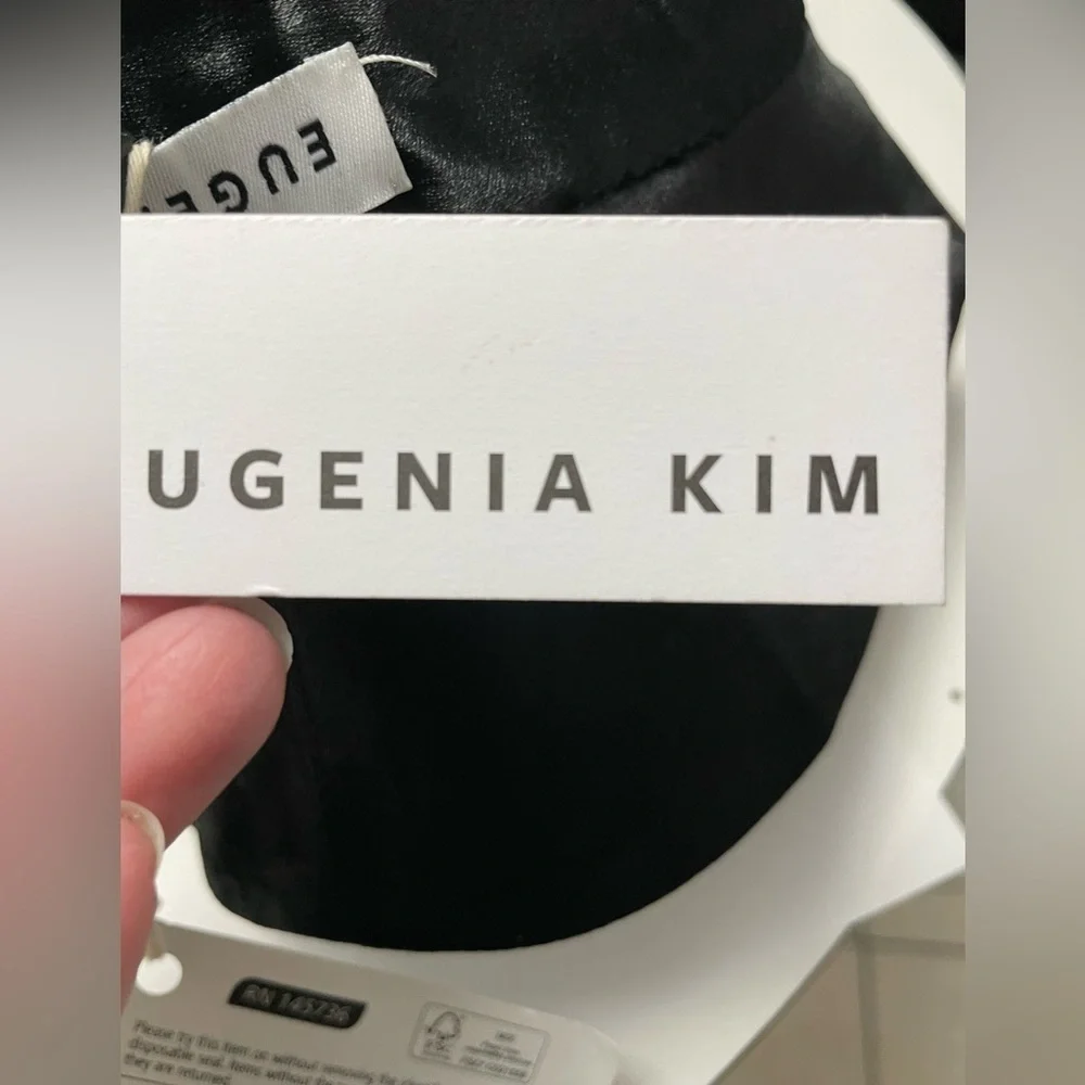 Eugenia Kim Satin Reversible Bucket Hat.